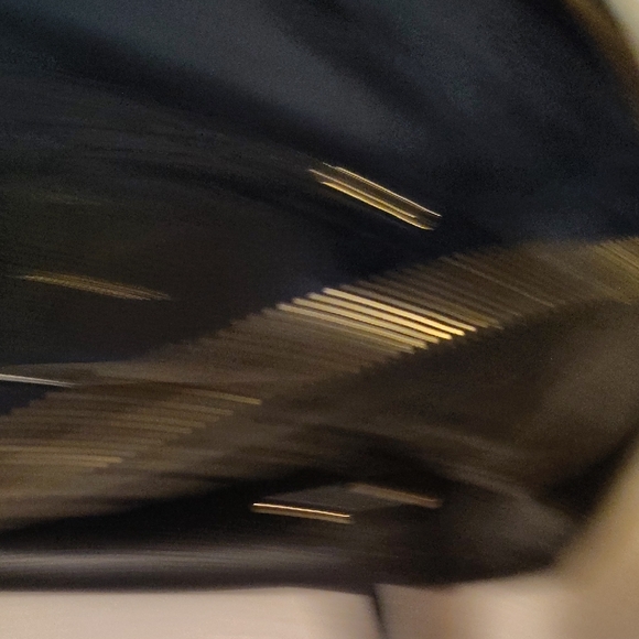 Cole Haan Black Woven Leather Shoulder Bag - Picture 4 of 6